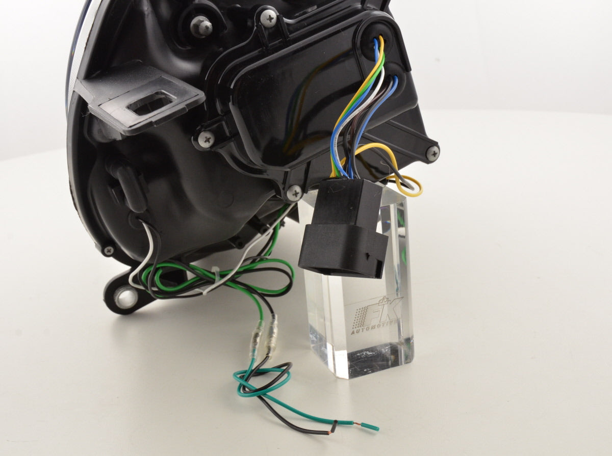 Scheinwerfer Set Xenon Daylight LED TFL-Optik Mini One / Cooper 06-10 schwarz Scheinwerfer Set Xenon Daylight LED TFL-Optik Mini One / Cooper 06-10 schwarz